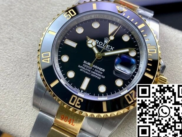 VS Factory 41MM Black Rolex Bezel M126613LN-0002 Submariner 0820